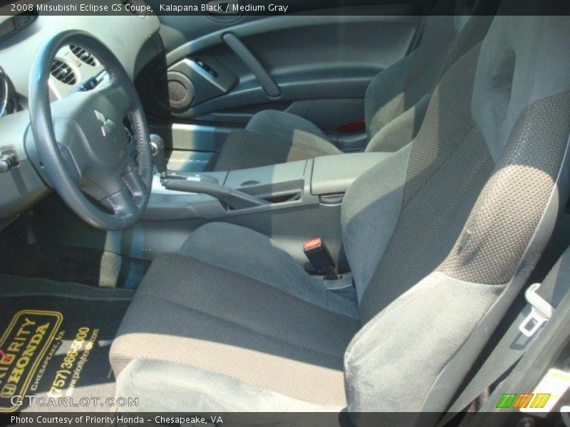 Kalapana Black / Medium Gray 2008 Mitsubishi Eclipse GS Coupe