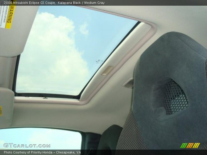 Kalapana Black / Medium Gray 2008 Mitsubishi Eclipse GS Coupe