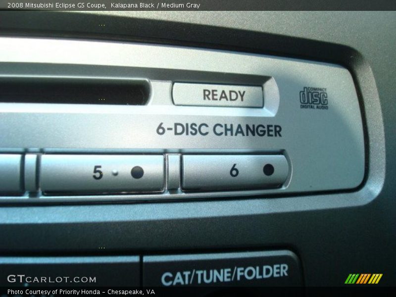 Kalapana Black / Medium Gray 2008 Mitsubishi Eclipse GS Coupe