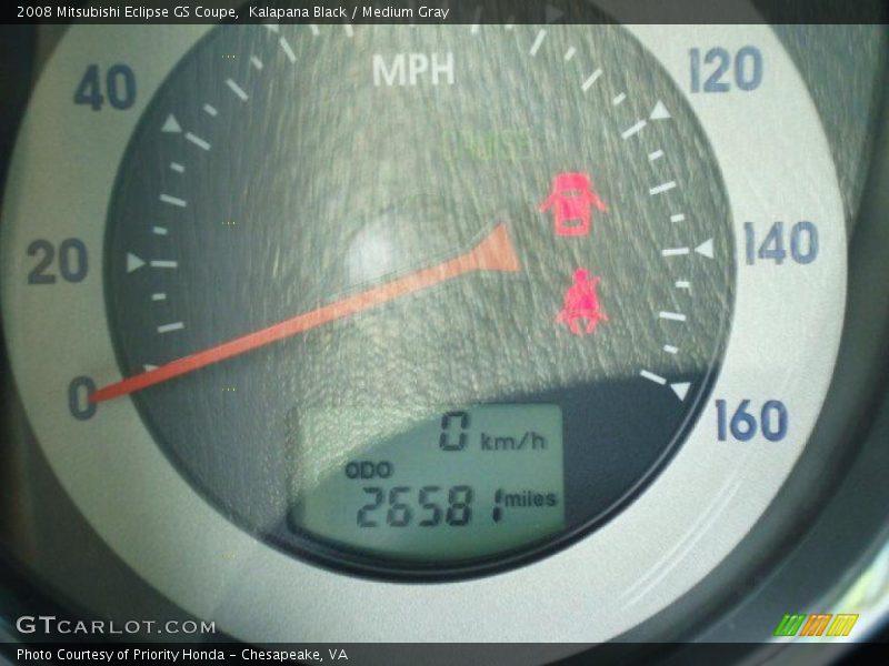 Kalapana Black / Medium Gray 2008 Mitsubishi Eclipse GS Coupe