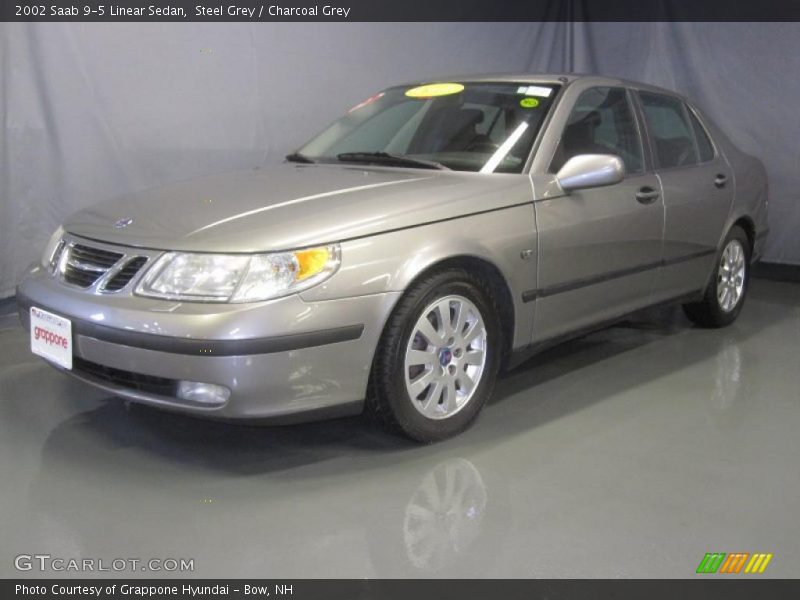 Steel Grey / Charcoal Grey 2002 Saab 9-5 Linear Sedan