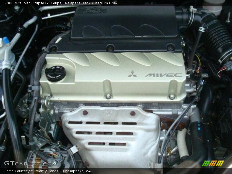 Kalapana Black / Medium Gray 2008 Mitsubishi Eclipse GS Coupe