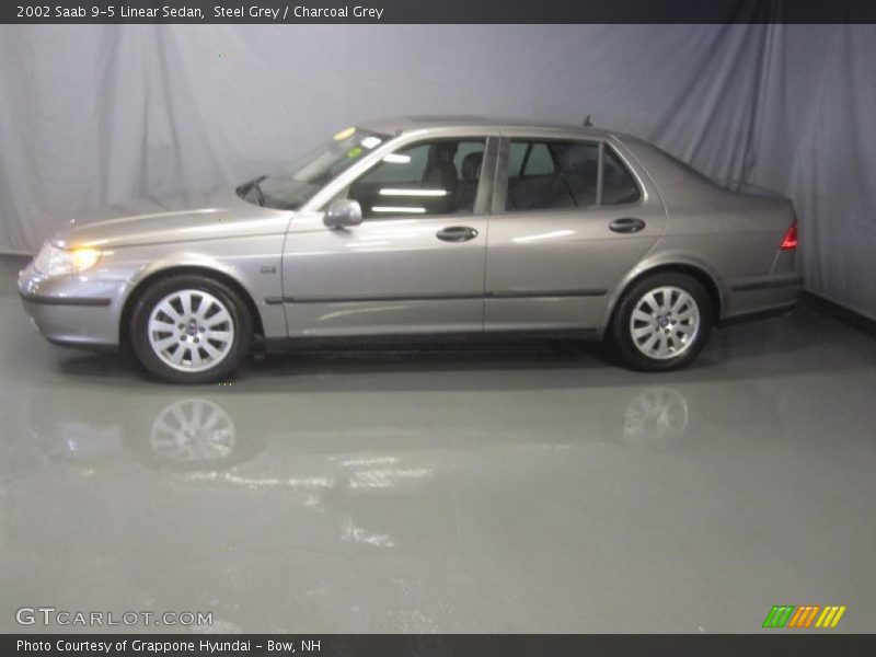 Steel Grey / Charcoal Grey 2002 Saab 9-5 Linear Sedan