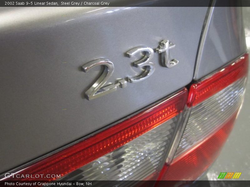 Steel Grey / Charcoal Grey 2002 Saab 9-5 Linear Sedan