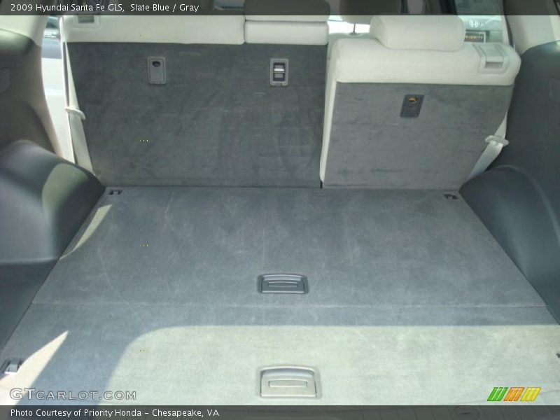 Slate Blue / Gray 2009 Hyundai Santa Fe GLS