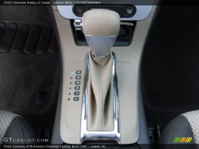 Summit White / Cocoa/Cashmere 2009 Chevrolet Malibu LS Sedan