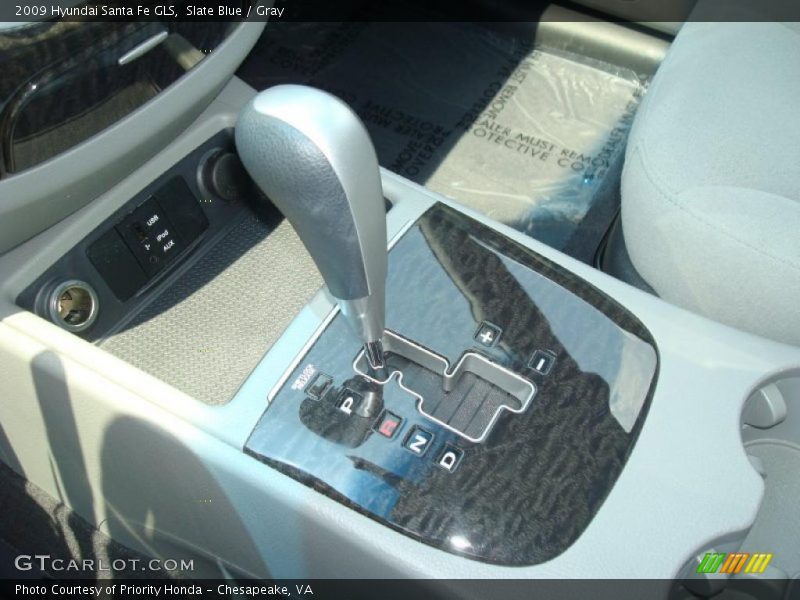 Slate Blue / Gray 2009 Hyundai Santa Fe GLS
