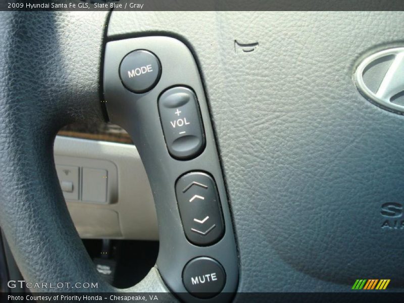 Slate Blue / Gray 2009 Hyundai Santa Fe GLS
