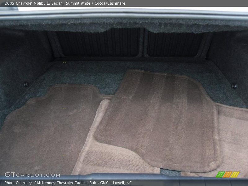 Summit White / Cocoa/Cashmere 2009 Chevrolet Malibu LS Sedan