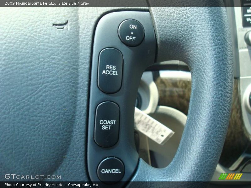 Slate Blue / Gray 2009 Hyundai Santa Fe GLS