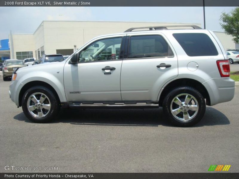 Silver Metallic / Stone 2008 Ford Escape XLT V6