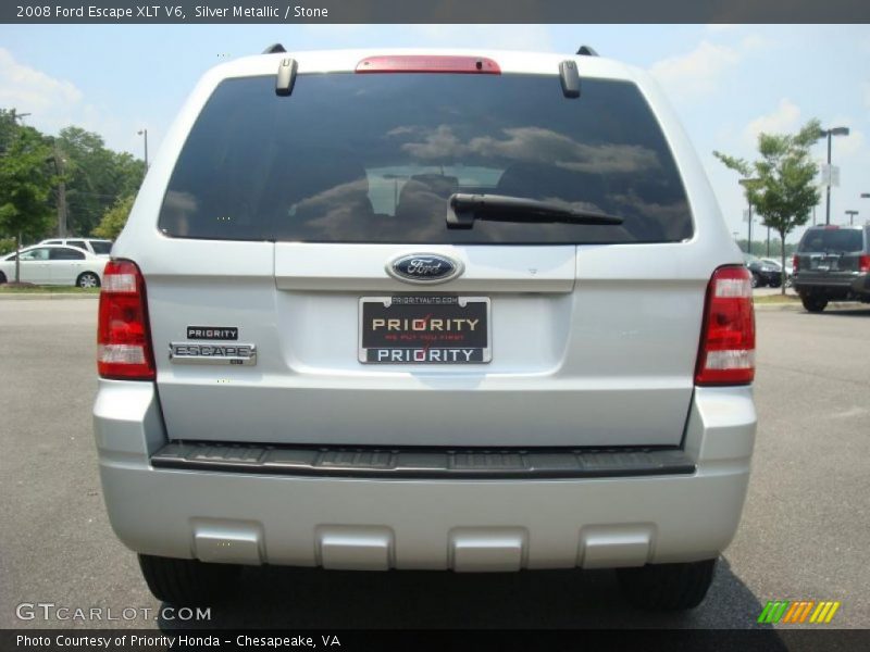 Silver Metallic / Stone 2008 Ford Escape XLT V6