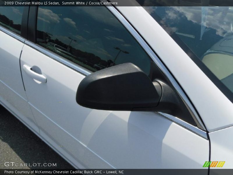 Summit White / Cocoa/Cashmere 2009 Chevrolet Malibu LS Sedan