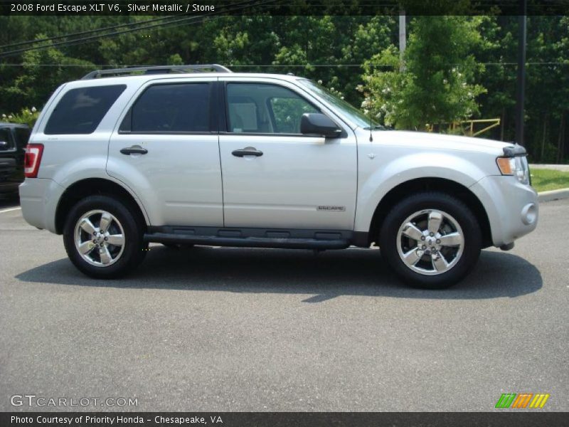 Silver Metallic / Stone 2008 Ford Escape XLT V6