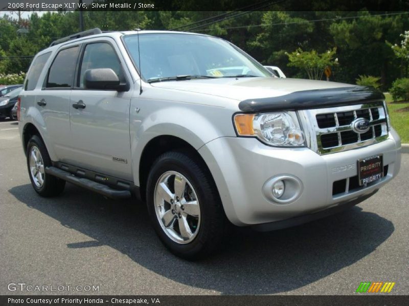 Silver Metallic / Stone 2008 Ford Escape XLT V6