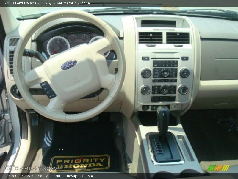 Silver Metallic / Stone 2008 Ford Escape XLT V6