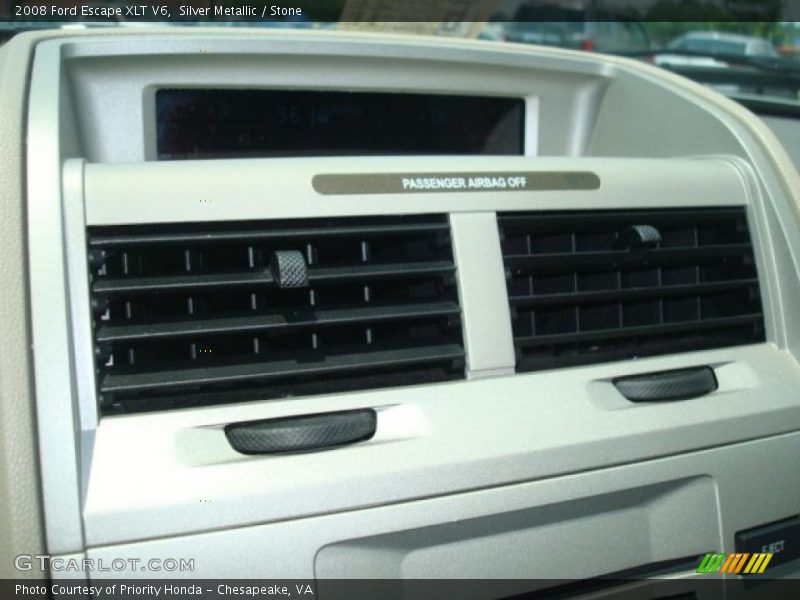 Silver Metallic / Stone 2008 Ford Escape XLT V6