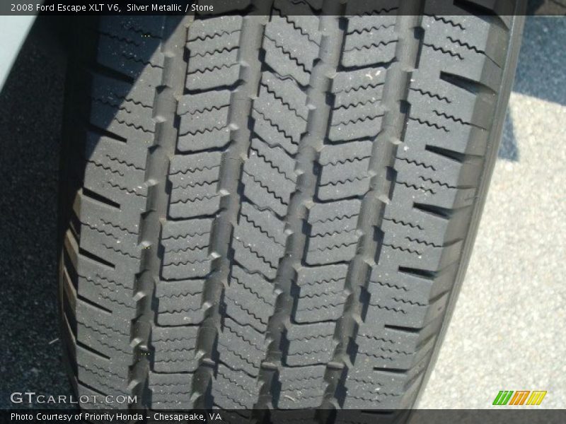 Silver Metallic / Stone 2008 Ford Escape XLT V6