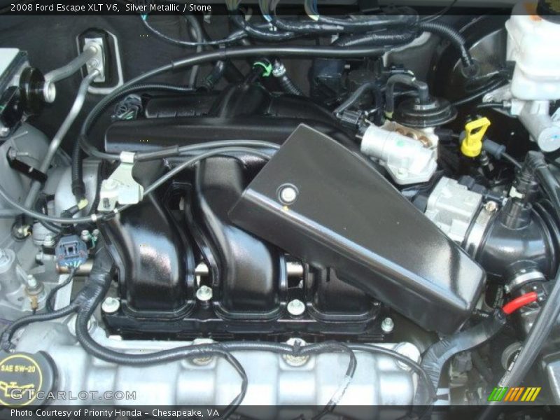 Silver Metallic / Stone 2008 Ford Escape XLT V6