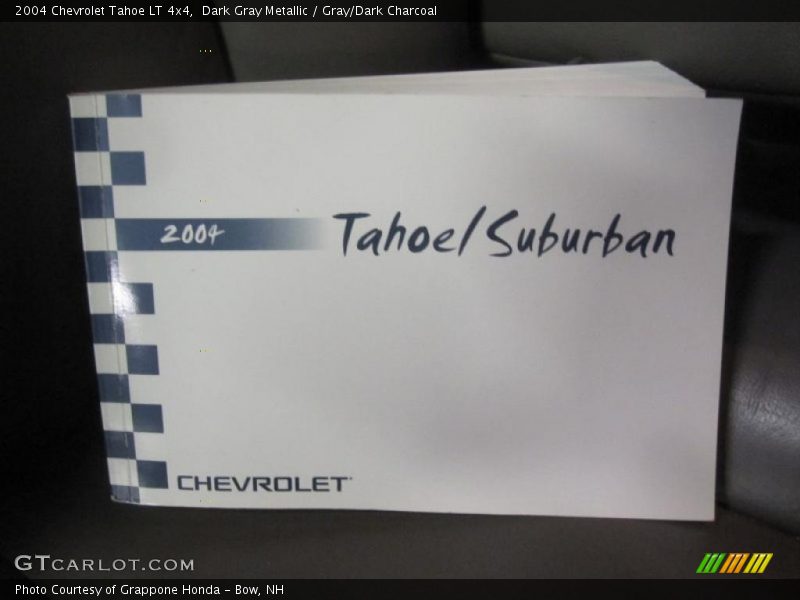 Dark Gray Metallic / Gray/Dark Charcoal 2004 Chevrolet Tahoe LT 4x4