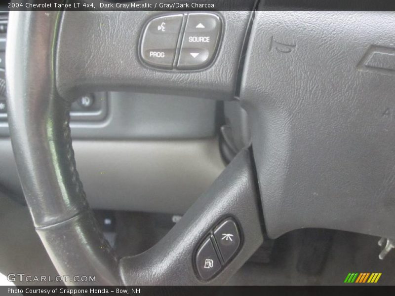 Dark Gray Metallic / Gray/Dark Charcoal 2004 Chevrolet Tahoe LT 4x4