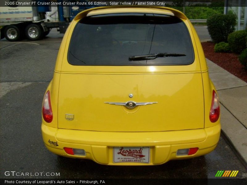 Solar Yellow / Pastel Slate Gray 2006 Chrysler PT Cruiser Street Cruiser Route 66 Edition