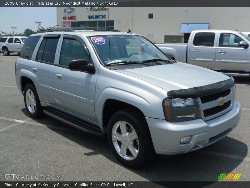 Moondust Metallic / Light Gray 2008 Chevrolet TrailBlazer LT
