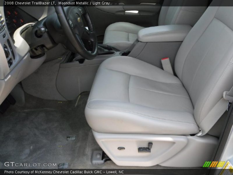 Moondust Metallic / Light Gray 2008 Chevrolet TrailBlazer LT