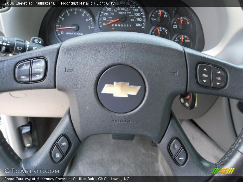 Moondust Metallic / Light Gray 2008 Chevrolet TrailBlazer LT