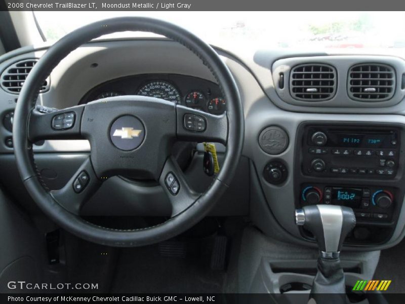 Moondust Metallic / Light Gray 2008 Chevrolet TrailBlazer LT