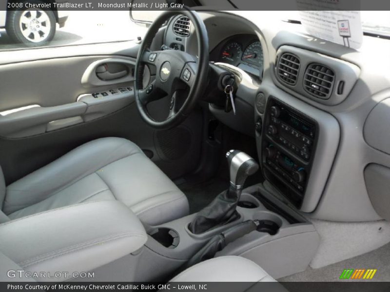 Moondust Metallic / Light Gray 2008 Chevrolet TrailBlazer LT