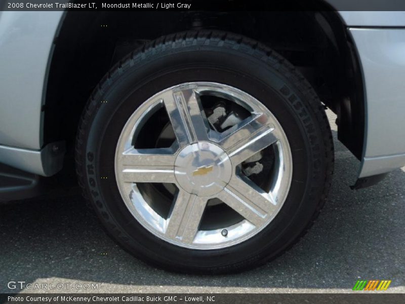 Moondust Metallic / Light Gray 2008 Chevrolet TrailBlazer LT