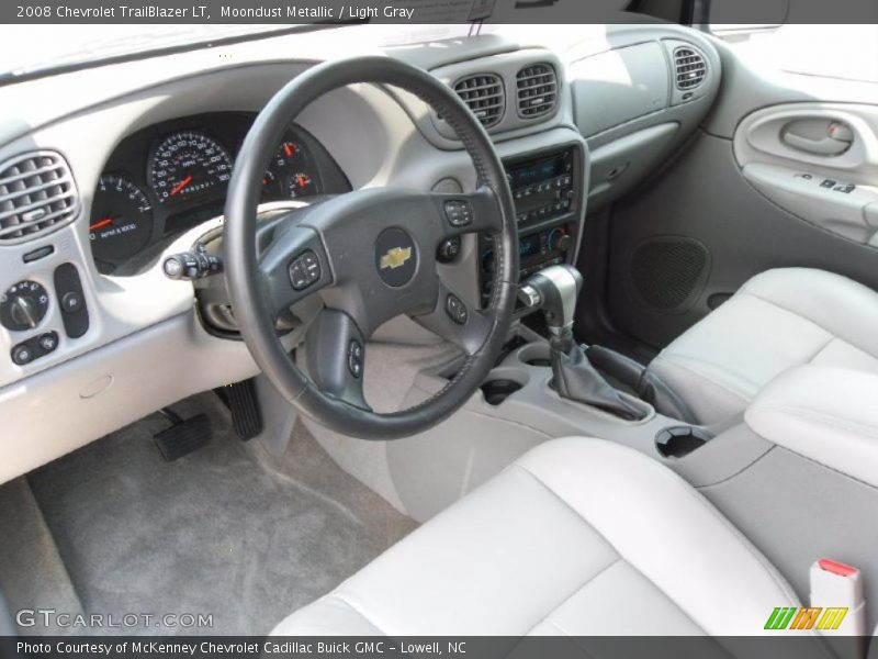 Moondust Metallic / Light Gray 2008 Chevrolet TrailBlazer LT