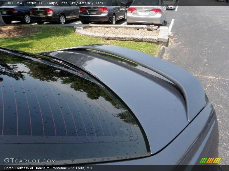 Steel Grey Metallic / Black 2003 BMW 3 Series 330i Coupe