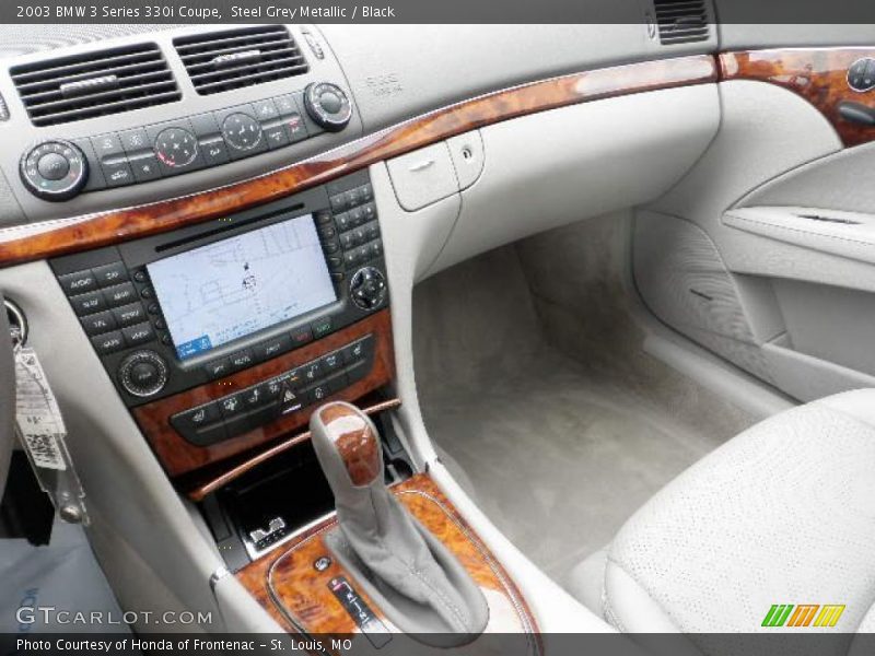 Steel Grey Metallic / Black 2003 BMW 3 Series 330i Coupe