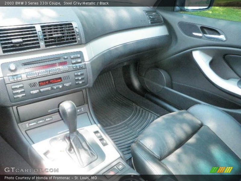 Steel Grey Metallic / Black 2003 BMW 3 Series 330i Coupe