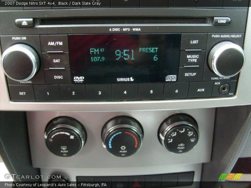 Black / Dark Slate Gray 2007 Dodge Nitro SXT 4x4