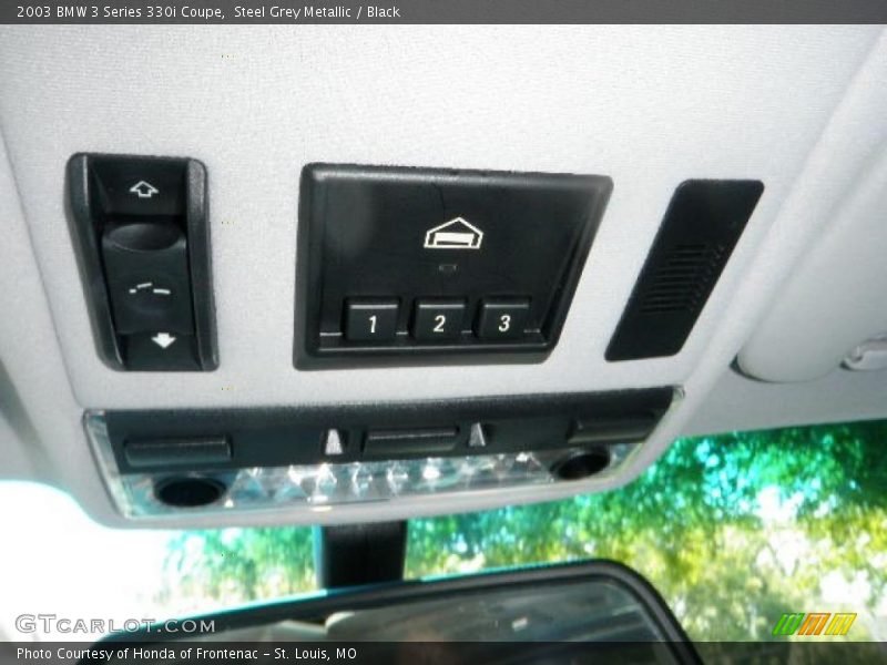 Steel Grey Metallic / Black 2003 BMW 3 Series 330i Coupe