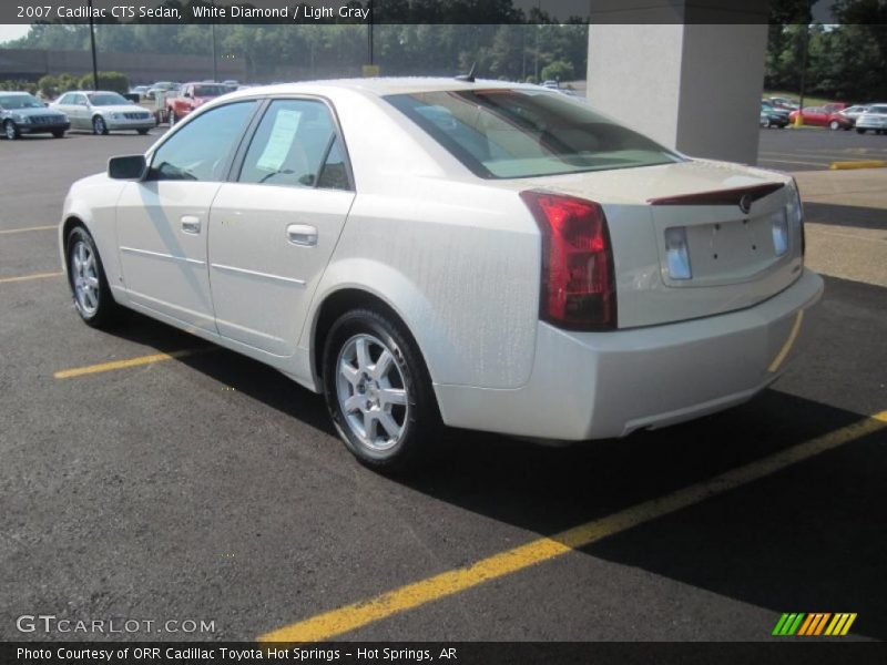 White Diamond / Light Gray 2007 Cadillac CTS Sedan
