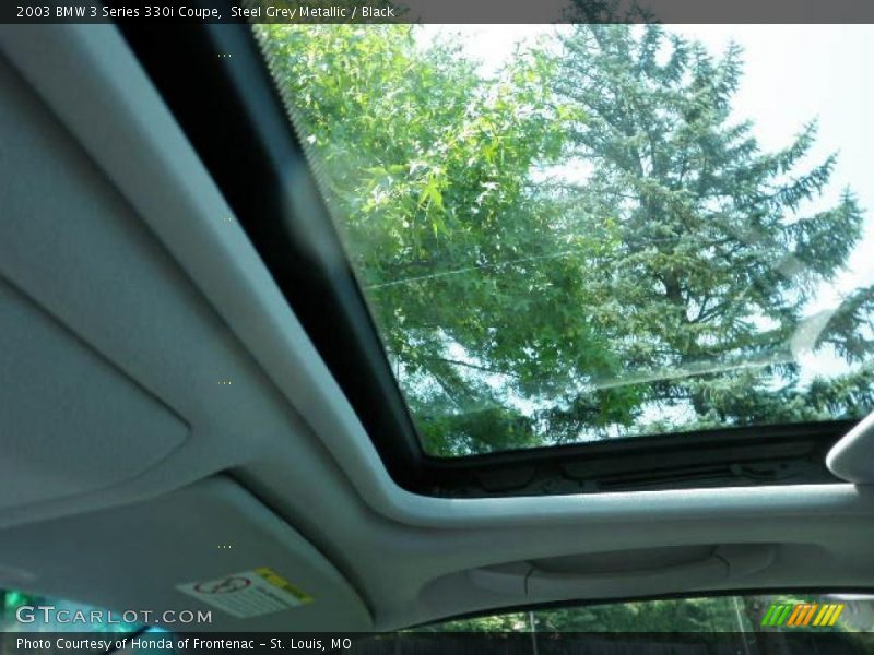 Steel Grey Metallic / Black 2003 BMW 3 Series 330i Coupe