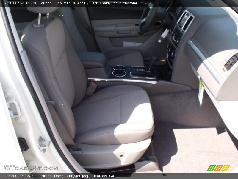 Cool Vanilla White / Dark Khaki/Light Graystone 2010 Chrysler 300 Touring