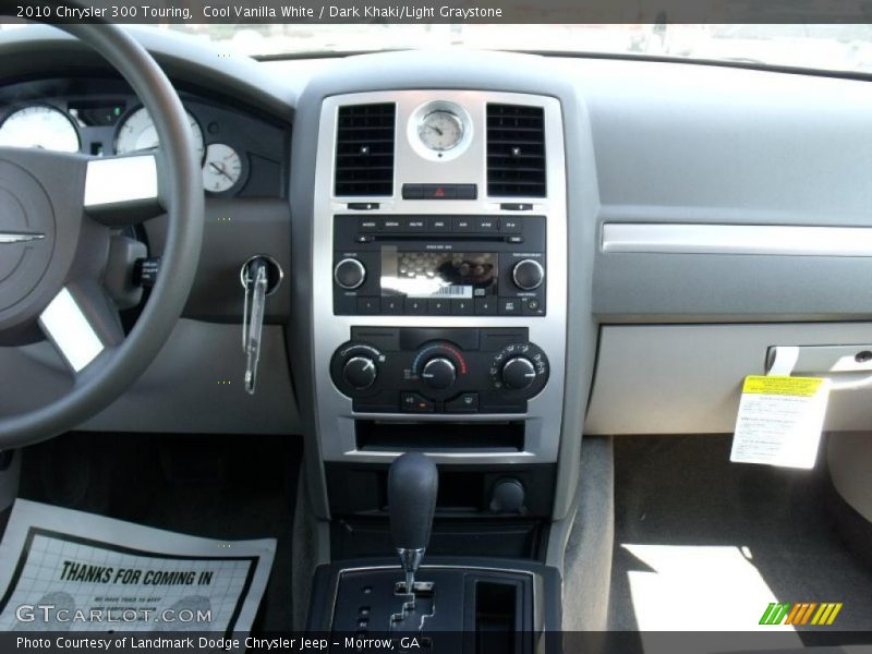 Cool Vanilla White / Dark Khaki/Light Graystone 2010 Chrysler 300 Touring