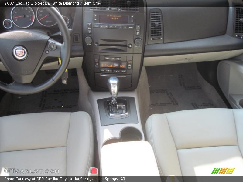 White Diamond / Light Gray 2007 Cadillac CTS Sedan