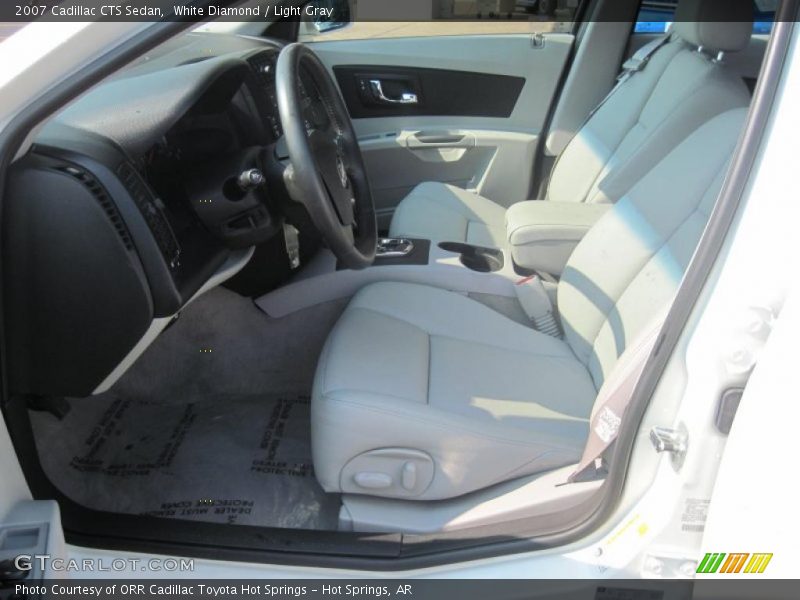 White Diamond / Light Gray 2007 Cadillac CTS Sedan