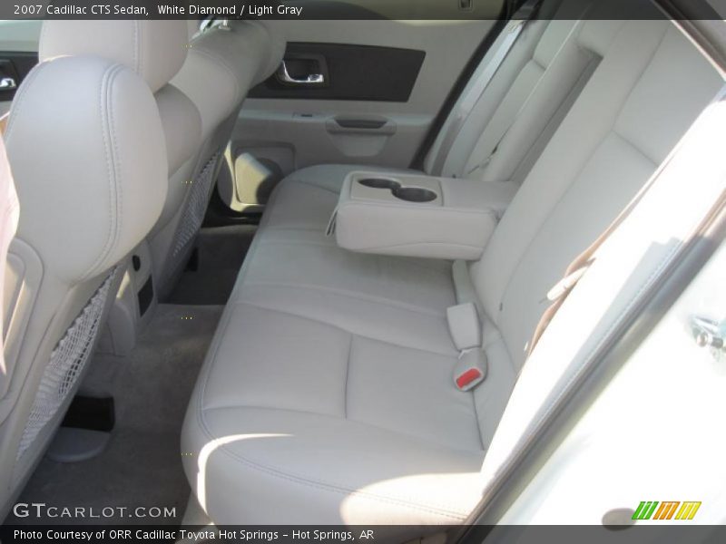 White Diamond / Light Gray 2007 Cadillac CTS Sedan