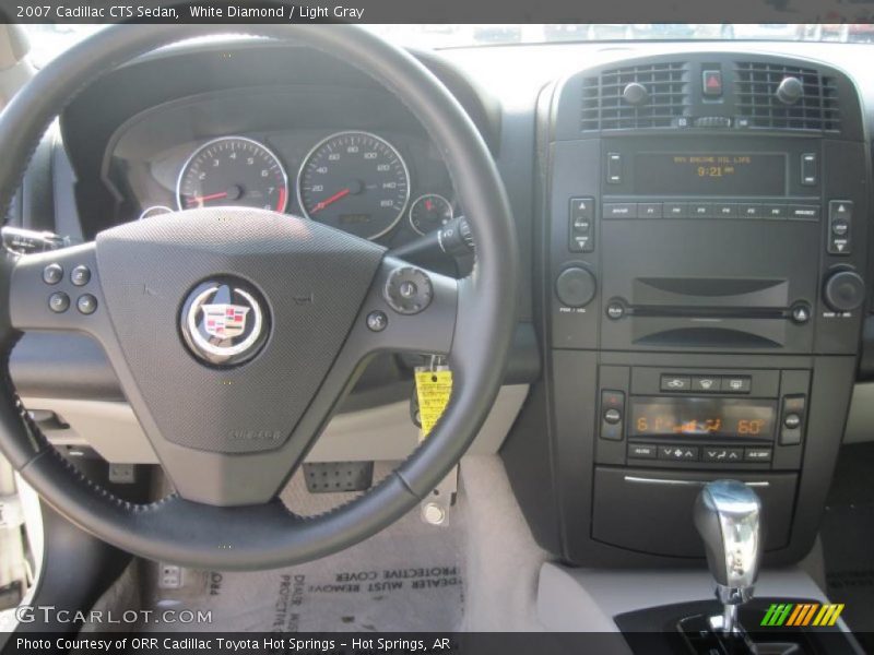White Diamond / Light Gray 2007 Cadillac CTS Sedan