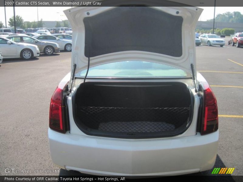 White Diamond / Light Gray 2007 Cadillac CTS Sedan