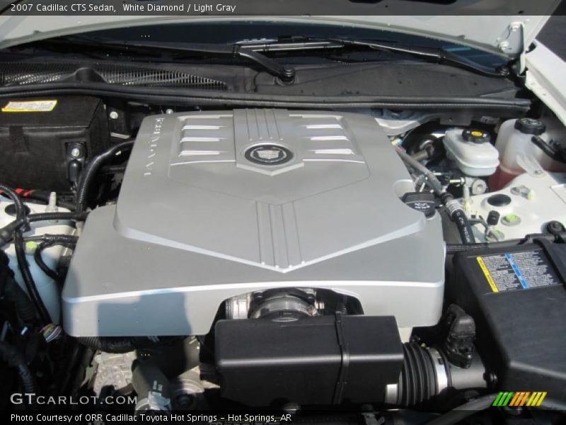 White Diamond / Light Gray 2007 Cadillac CTS Sedan
