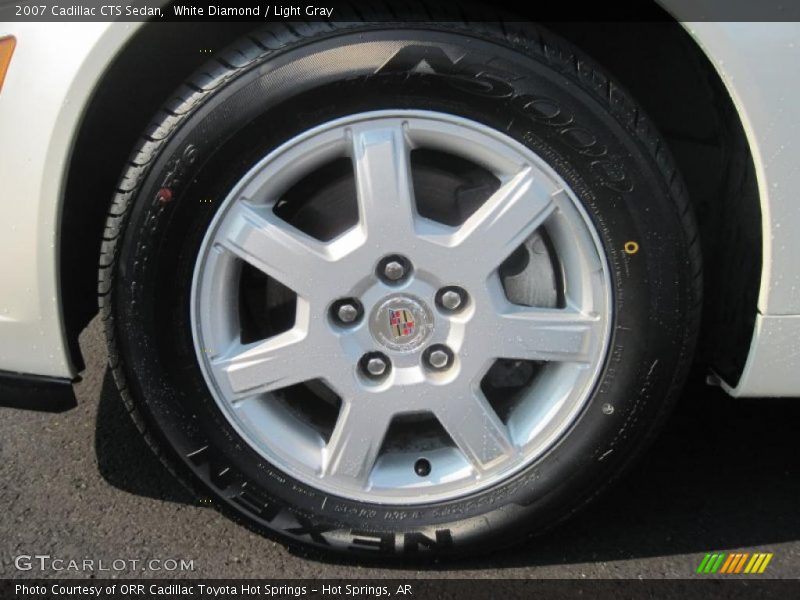White Diamond / Light Gray 2007 Cadillac CTS Sedan