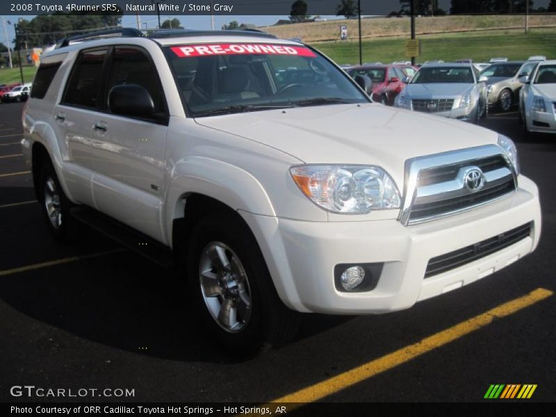 Natural White / Stone Gray 2008 Toyota 4Runner SR5